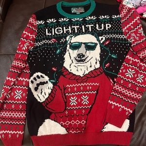 Lights up !!! Ugly Christmas Sweater